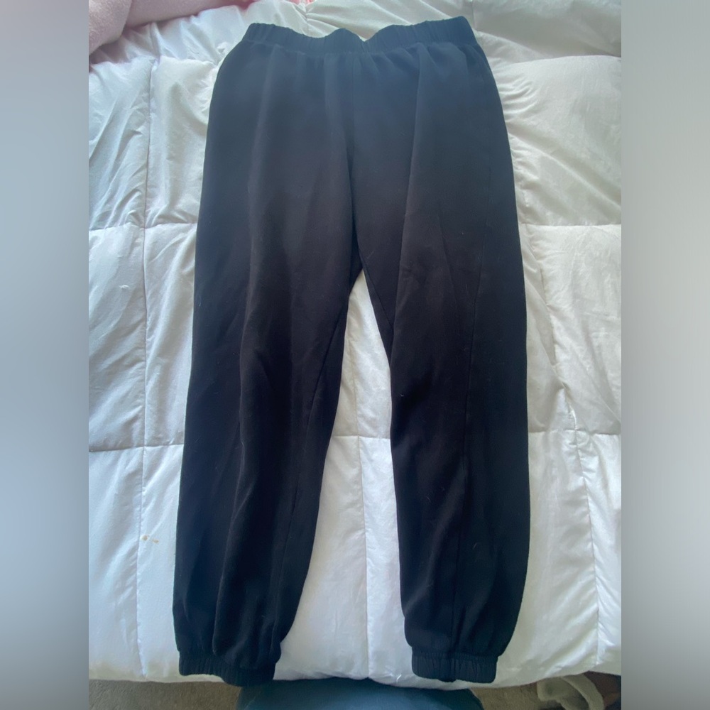 lazypants black small sweatpants